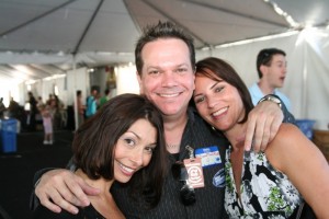 My two favorite race track bookies, Melonie and Nicole